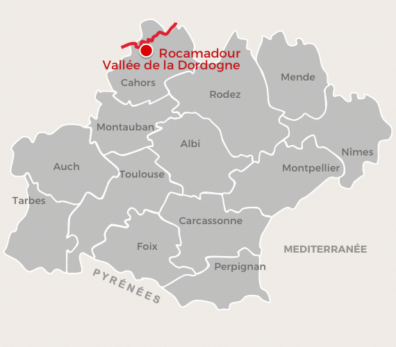 Carte occitanie